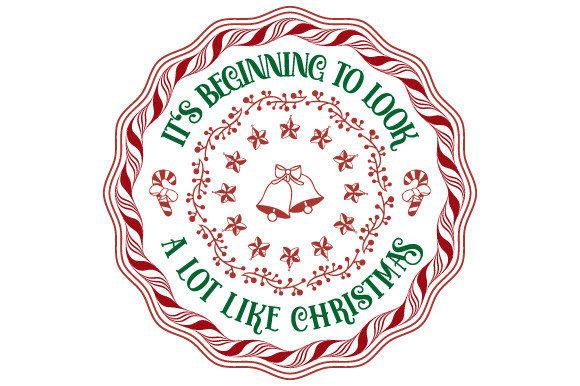 Christmas Quote Candy Frame SVG EPS PNG for Illustrations