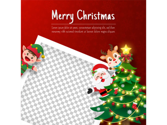 Christmas Theme Vector Illustration for Handmade Creations
