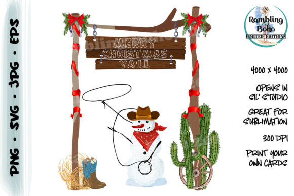 Merry Christmas Ya ll 2 Illustration Review
