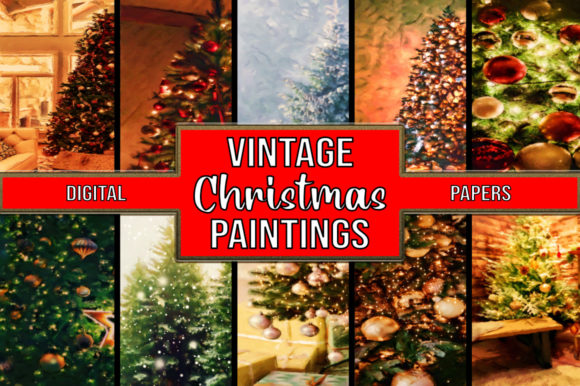 Vintage Christmas Paintings Pastel Art Review