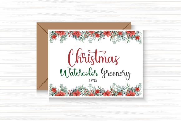 Watercolor Christmas Festive Frame Review